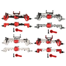 Metal Front Rear Portal Axles for 1/10 RC Crawler Axial SCX10 II 90046 90047