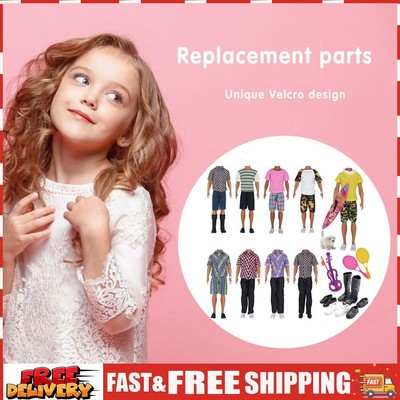 16pcs/set Ken Boy Dolls Beach Apparel Birthday Gift 11inch Random for Boys Dolls
