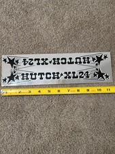 old school NOS Hutch XL24 XL 24 Cruiser bmx bike frame downtube decal sticker