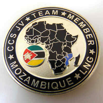 CCS JV TEAM MEMBER MOZAMBIQUE LNG MILAN CHALLENGE COIN