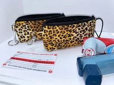 LUXE Asthma Inhaler Case Holder, Clip-on Inhaler Zipper Pouch