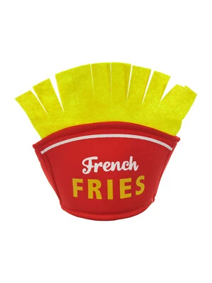 NICKY BIGS NOVELTIES French Fry Fries Hat Fried Potatoes Vendor Food Stand Carnival Fair Costume