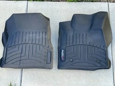 Black WeatherTech FloorLiner 1st Row Mats Equinox Terrain 2011-2016