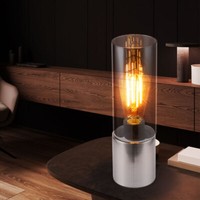 Tischleuchte Tischlampe Nachttischleuchte Glas Wohnzimmerleuchte Touch H 30 Cm