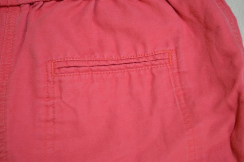 Country Road Women's Pink Linen Blend Drawstring Button Up Fly Shorts Size 6 - Picture 8 of 9