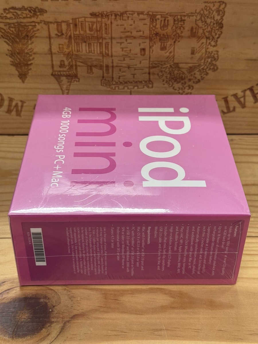 Pink Apple iPod Mini 2nd Generation. 4GB. Sealed. | eBay