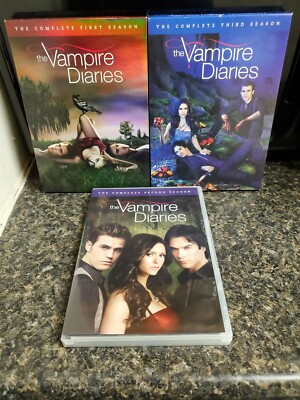 Vampire Diaries: Seasons 1-3 1,2,3 (DVD Set, 2010). Warner Bros WB. 66 Episodes.