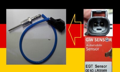 ABGASTEMPERATURSENSOR für Land Rover  Discovery Sport 2.2 D Freelander 2  Evoque
