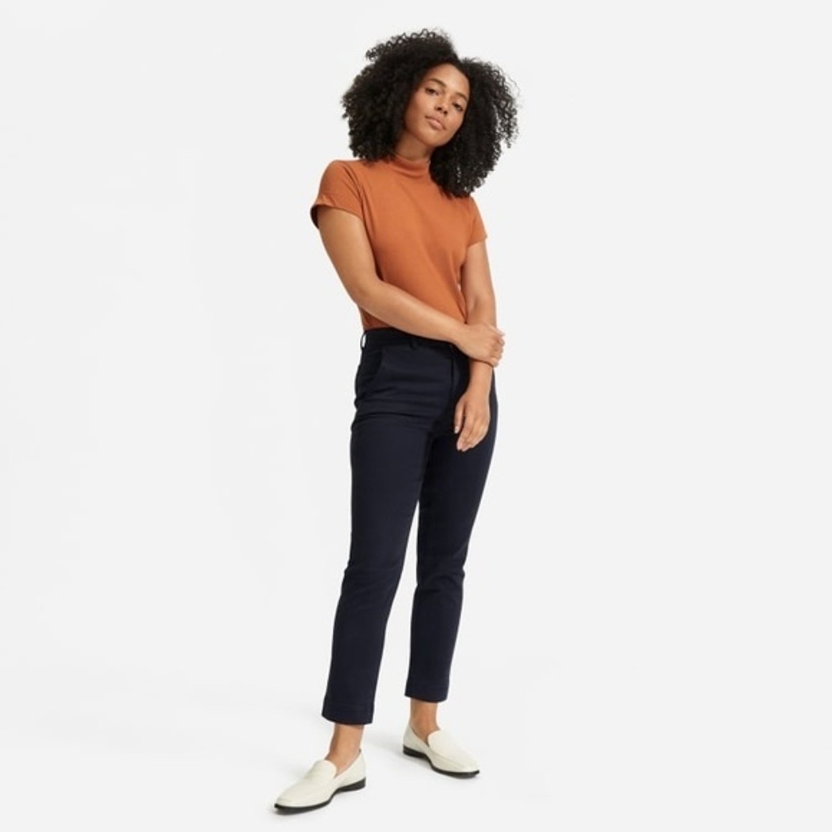 Everlane The Slim-Leg Crop jeans size navy blue