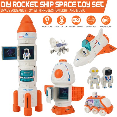 Space Raketen Spielzeug für Kinder Space Shuttle Spielzeug für Kinder 3-8 Jahre