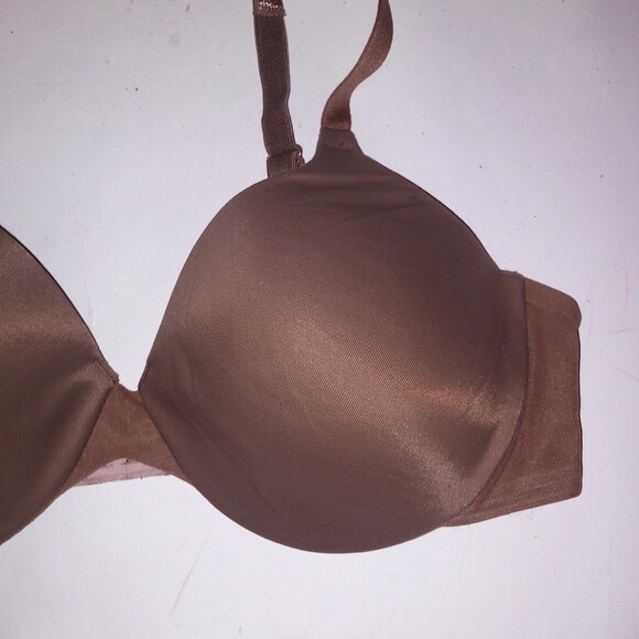Bali Bra 36C Brown Solid Lined Cups Underwire - image 4