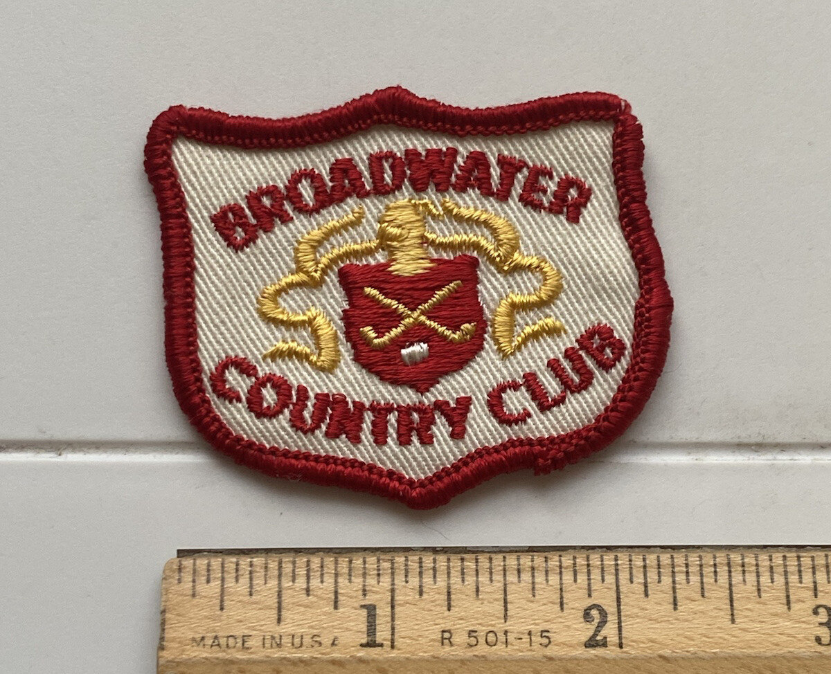 Broadwater Country Club Golf Course Souvenir Embroidered Patch Badge eBay