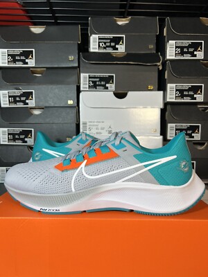 Nike Air Zoom Pegasus 38 Miami Dolphins BRAND NEW Size 7