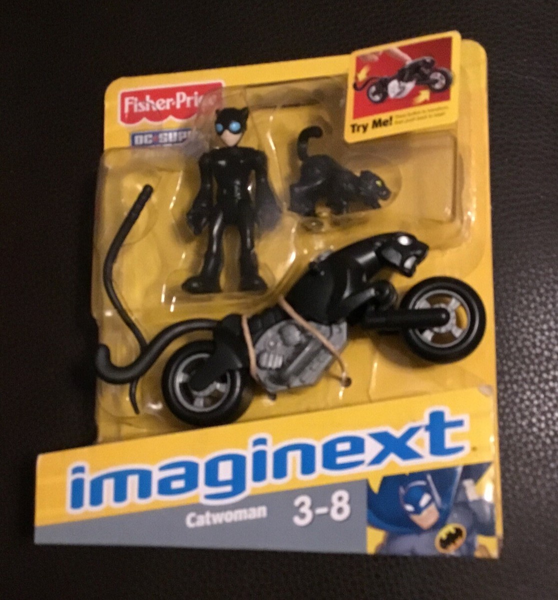 Imaginext DC Super Friends Catwoman Motorcycle Set 2011 Fisher