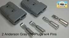 Anderson Style/ITEC SB175 Connector Kit GRAY 6325G5 2 Conn. 4 Pins 0,2,4 AWG