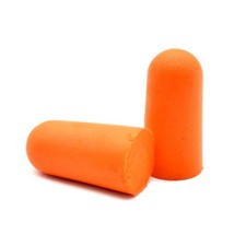 Ultra-Soft Foam Earplugs, Box of 200 Pair - 32dB Highest NRR - Ear Plugs  Orange