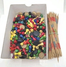 257 x drewniane figurki np. Dama Młyn Ludzki gniew ... lata 70. i Mikado Antyk
