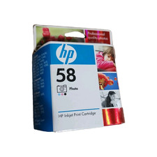 Genuine HP 58 PHOTO Printer Ink Cartridge Exp Jul 2009