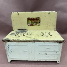 Vintage Little Orphan Annie Stove Oven Sandy 1930s Marx Toy Metal Dollhouse