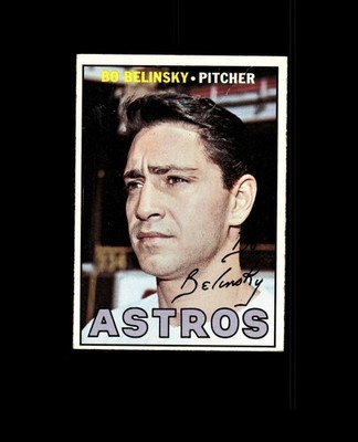 1967 Topps 447b Bo Belinsky COR Complete Stat Line DP POOR #D1,489697