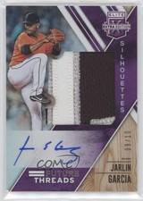 2017 Panini Elite Extra Edition Purple 9/10 Jarlin Garcia #FTSA-JG Auto pr9