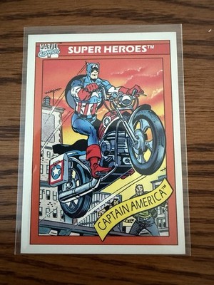 1990 Marvel Entertainment Group Captain America #31 Trading Card