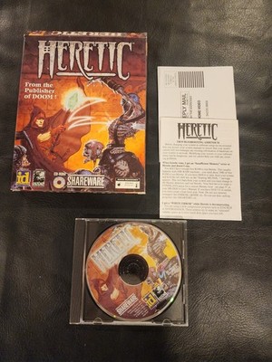 Heretic (PC, 1994) Shareware Version Big Box CD-ROM Game