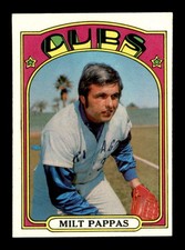 1972 Topps #208 Milt Pappas   EXMT/EXMT+ X3702302