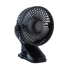 Portable Mini 3 Speeds USB Rechargeable Cooling Fan Clip On Desk Baby Stroller