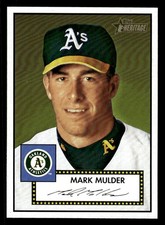 2001 Topps Heritage #171 Mark Mulder Oakland Athletics