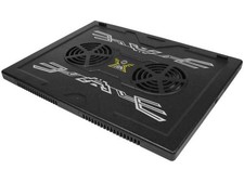 USB Powered Notebook Cooling Pad with quiet Fans - No More Hot Lap 