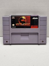 SNES - Mortal Kombat Super Nintendo Entertainment System, 1993 Cart Only 2944
