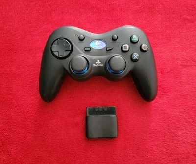 Logitech Cordless Action Controller w/ Vibration + Dongle (PlayStation 2, PS2)