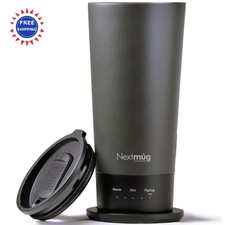 Temperature Controlled Self Heating Travel Mug 16 oz. Graphite MTB-1122 Nextmug
