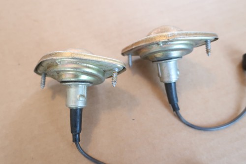 2-NOS Chevy GMC GM Guide IX L64 License Plate Lights Driver Survivor Restoration - Picture 8 of 12