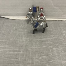 Lot of 3 Safari Medieval Knight  War Horse PVC Sword Fighter Action Figure Toy
