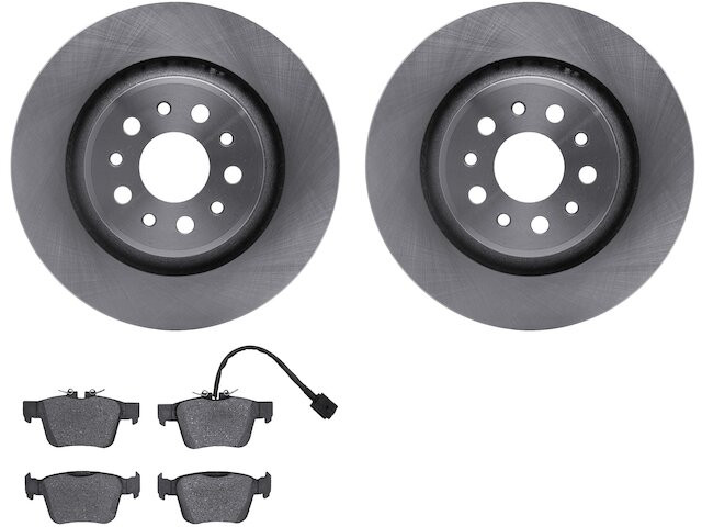For 2017-2020 Maserati Ghibli Brake Pad and Rotor Kit Dynamic Friction 86237SFFK