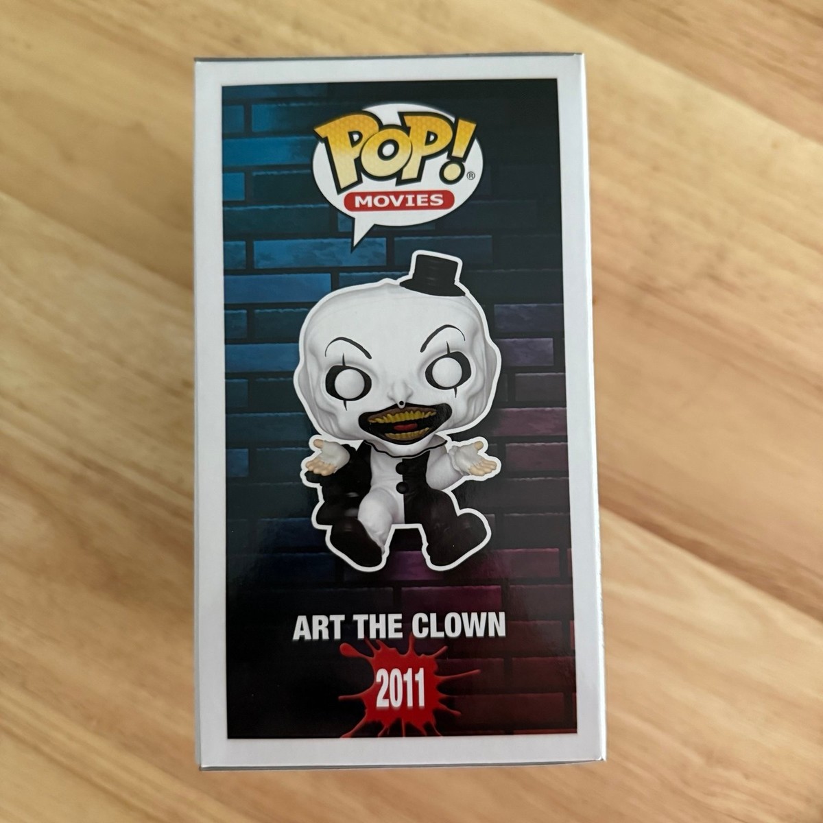 Terrifier Art the Clown Funko Pop Shelf Sitter #2011 w protector