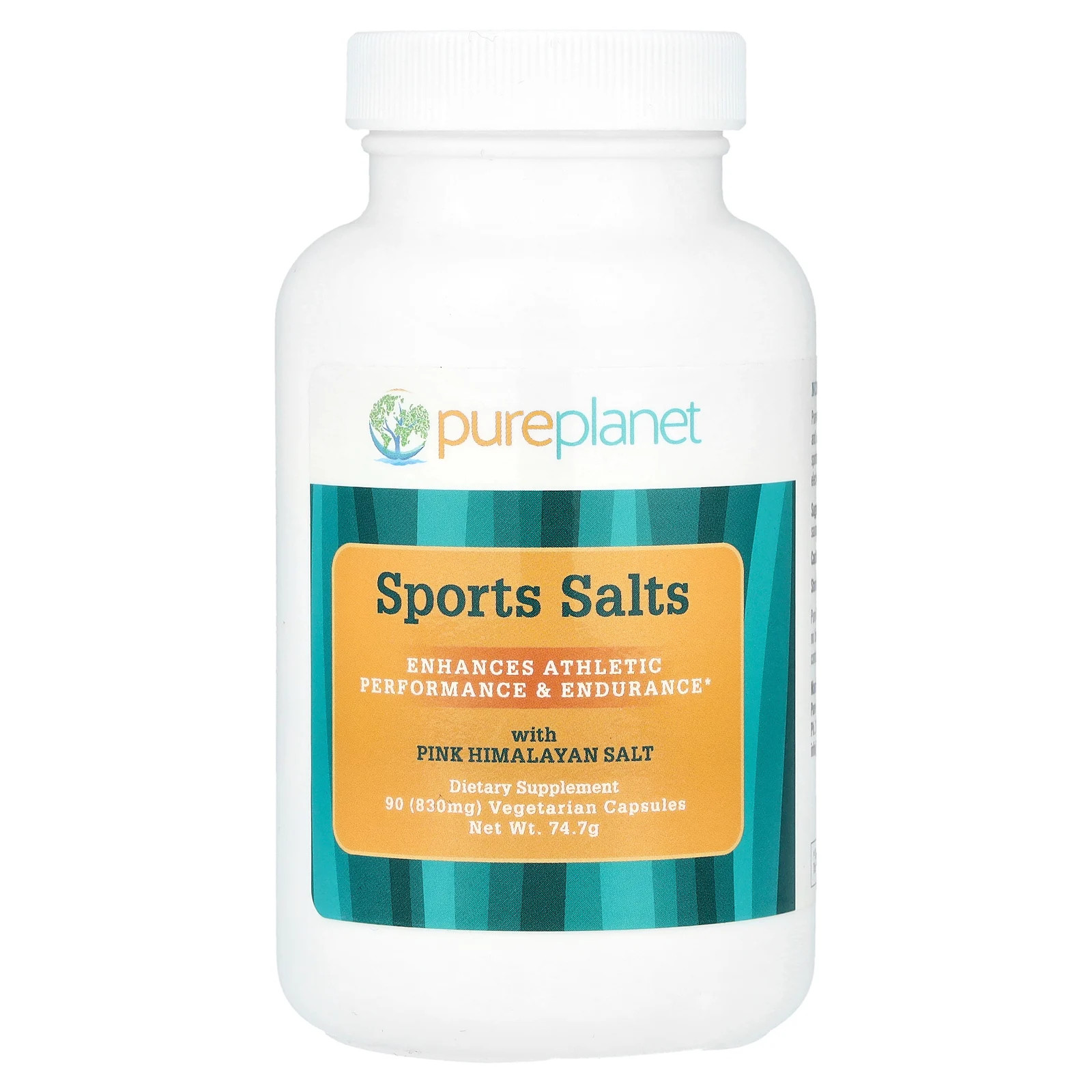 Pure Planet Sports Salts 1000 мг, 90 вегетарианских капсул, все натуральные