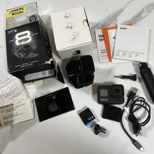 GoPro HERO 8 Action Camera with Accessories 4K Waterproof Black Tested