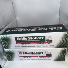 Eddie Stobart X2 Emma Jade H4663 & Karen Patricia H123 1:76 Scalia Diecast