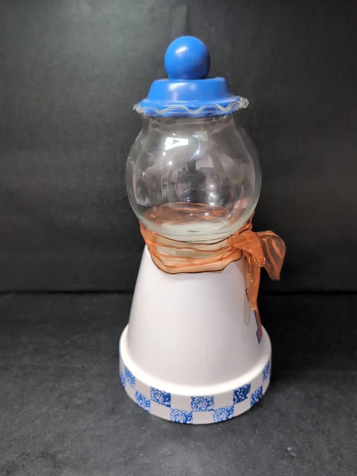 Tarro de caramelos de vidrio Florida Gators, bote hecho a mano con tapa, ventilador decoración del hogar Foto 4 de 4