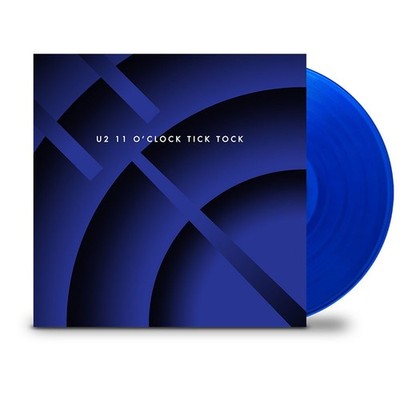 U2 - 11 O'Clock Tick Tock Limited Transparent Blue Vinyl New/Sealed OOP RSD 2020