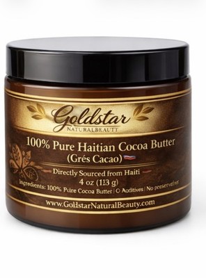 GRES CACAO pure natural Organic direct from Haïti 4oz jar