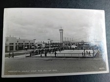 Vintage Postcard Prestatyn Holiday Camp Roller Rink 1939