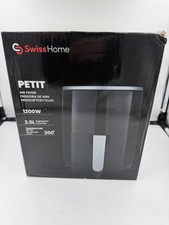 Z SwissHome Petit Heißluftfriteuse Ölfrei Fritteuse Airfryer 1200W Neu Ovp %SALE