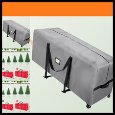 BALEINE 7.5 ft Rolling Christmas Tree Storage Bag, 2 Swivel Wheels for Easy