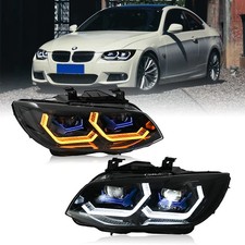 Voll LED Scheinwerfer für BMW 3er E92 E93 2010-2013 Xenon Frontscheinwerfer DRL
