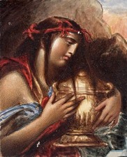 Emma Eleonora Kendrick (1788-1871) Miniature Painting Thetis Portrait Study