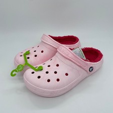 Crocs Classic Lined Watercolor Marbled Clog Slip On Pink Size 8 Womens